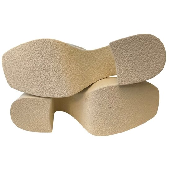 Free People Gwen Leather Mary Jane Platform Heels Shoes Sz 39 US 9 NEW - Picture 4 of 7